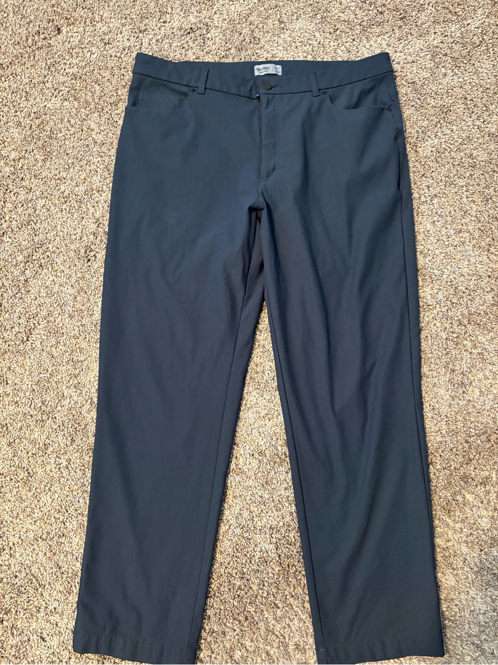 Men's VRST Brand Dress Pants - Navy Blue Tailored Comfort